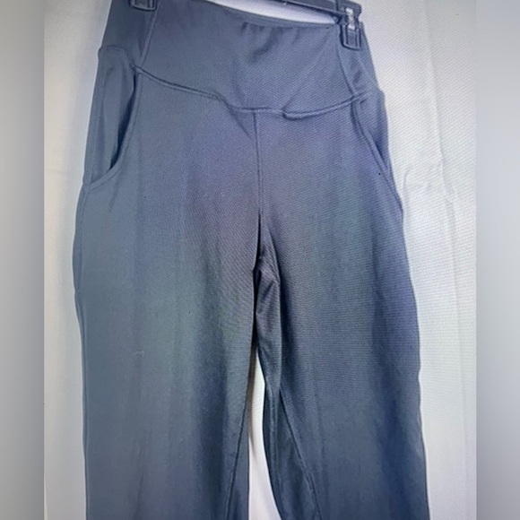 Lulucheri Womens Black High waist Joggers Leggings Yoga Running Size S pockets - Picture 6 of 8